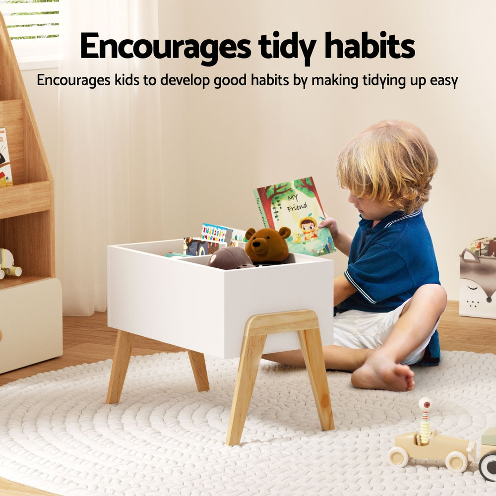 Toy Box Chest Storage Bin Container Wooden Cabinet Clothes Book Organiser Bedroom