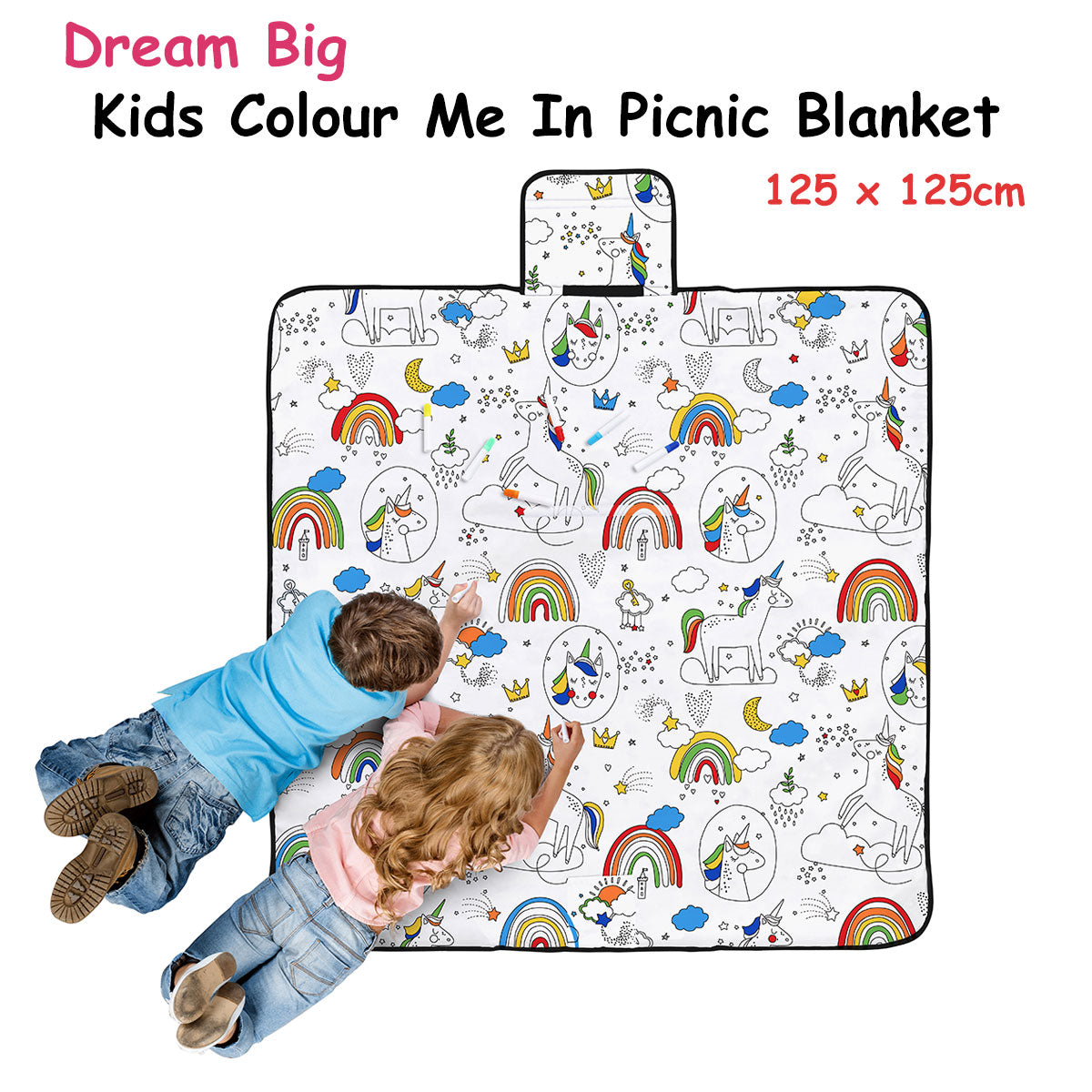 Colour Me In Picnic Blanket