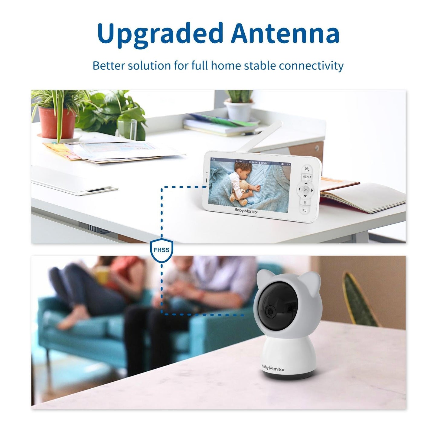 Baby Monitor With 5 Screen