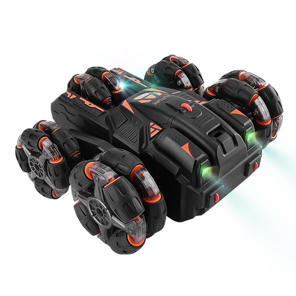360-Degree Swing Arm Rc Car - Double Control 2.4G Multifunctional Five-Wheeled