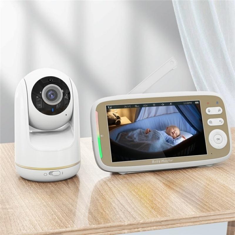 Baby Monitor With Built-In Ptz Rotation For Enhanced Security