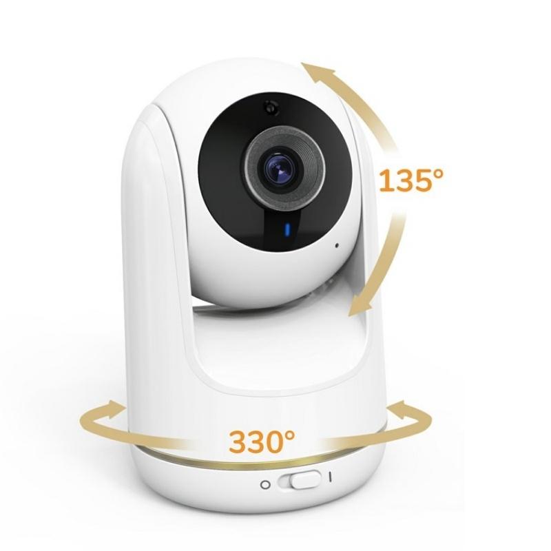 Baby Monitor With Built-In Ptz Rotation For Enhanced Security
