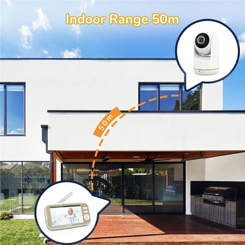 Baby Monitor With Built-In Ptz Rotation For Enhanced Security