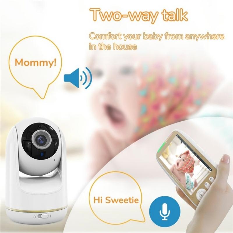 Baby Monitor With Built-In Ptz Rotation For Enhanced Security