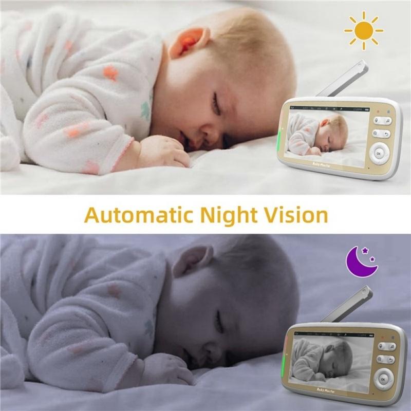 Baby Monitor With Built-In Ptz Rotation For Enhanced Security