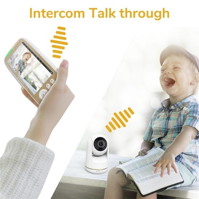 Baby Monitor With Built-In Ptz Rotation For Enhanced Security