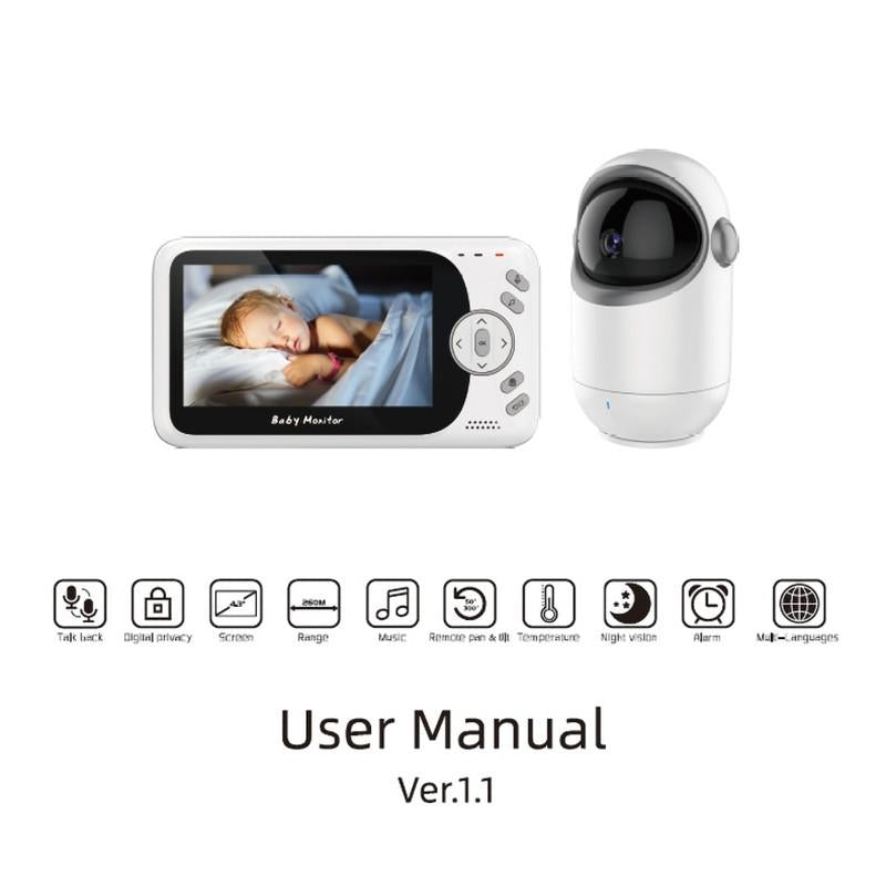 Baby Monitor With Night Vision And Temperature Detection