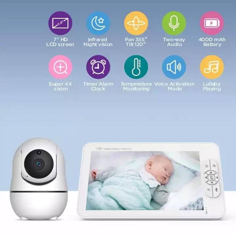 Baby Monitor With Night Vision & Two-Way Intercom