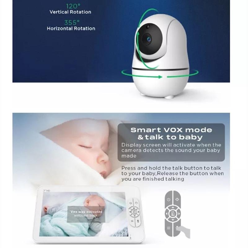 Baby Monitor With Night Vision & Two-Way Intercom