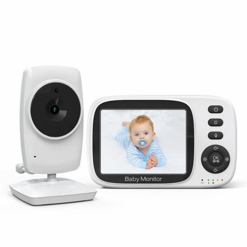 Baby Monitor With 2-Way Voice Temperature Monitoring & 3.2 Screen