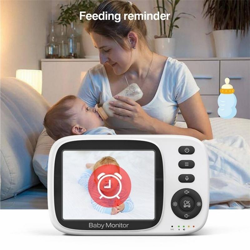 Baby Monitor With 2-Way Voice Temperature Monitoring & 3.2 Screen