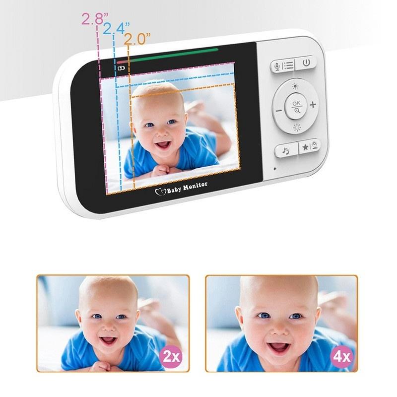 Baby Monitor With Temperature Detection And 2-Way Voice
