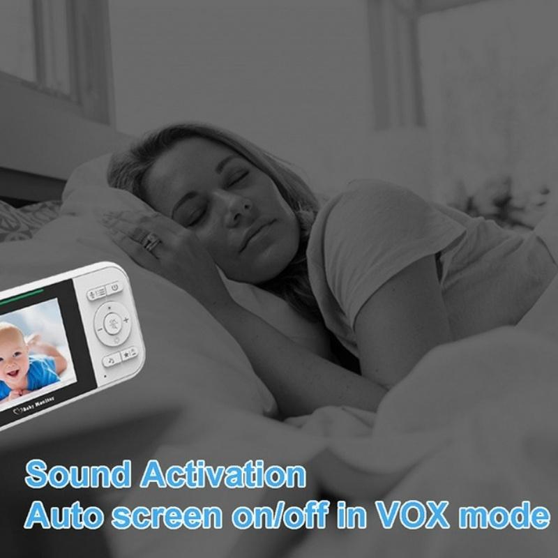 Baby Monitor With Temperature Detection And 2-Way Voice