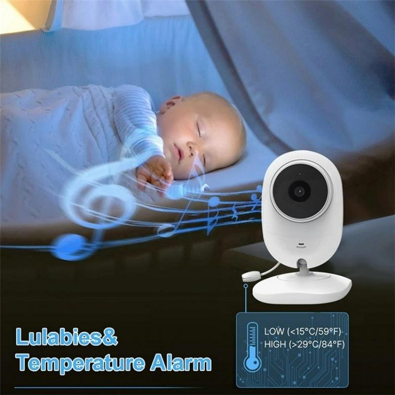 Baby Monitor With Temperature Detection And 2-Way Voice