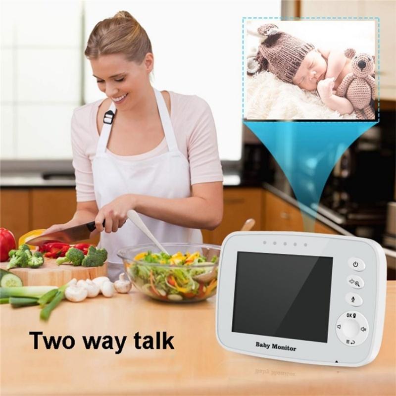 Baby Monitor With Two-Way Audio And Night Vision