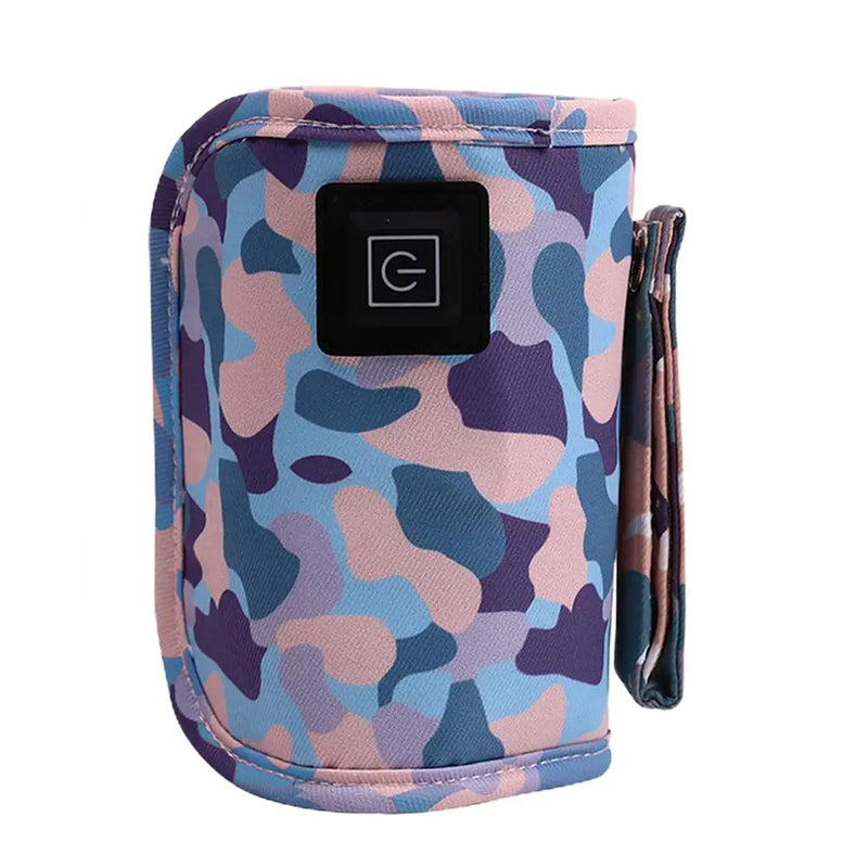 Vibe Geeks 3 Temperature Insulated Milk Baby Bottle Warmer- Usb Plugged-in - Pink