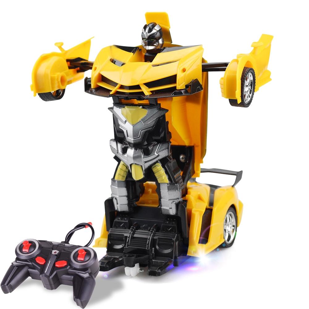 Remote-controlled Deformable Toy Car - 4 Channels - Blue