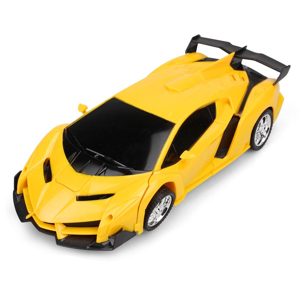 Remote-controlled Deformable Toy Car - 4 Channels - Blue