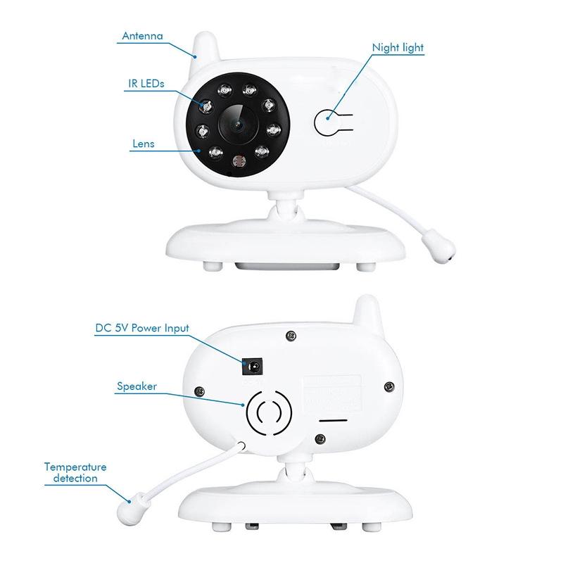 Baby Monitor With Night Vision 2-Way Talk