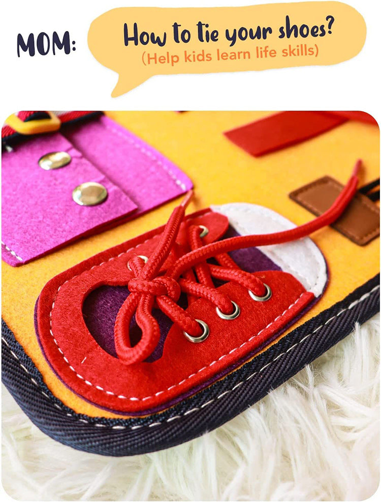 Busy Board - Educational Sensory Activity Toy for Toddlers