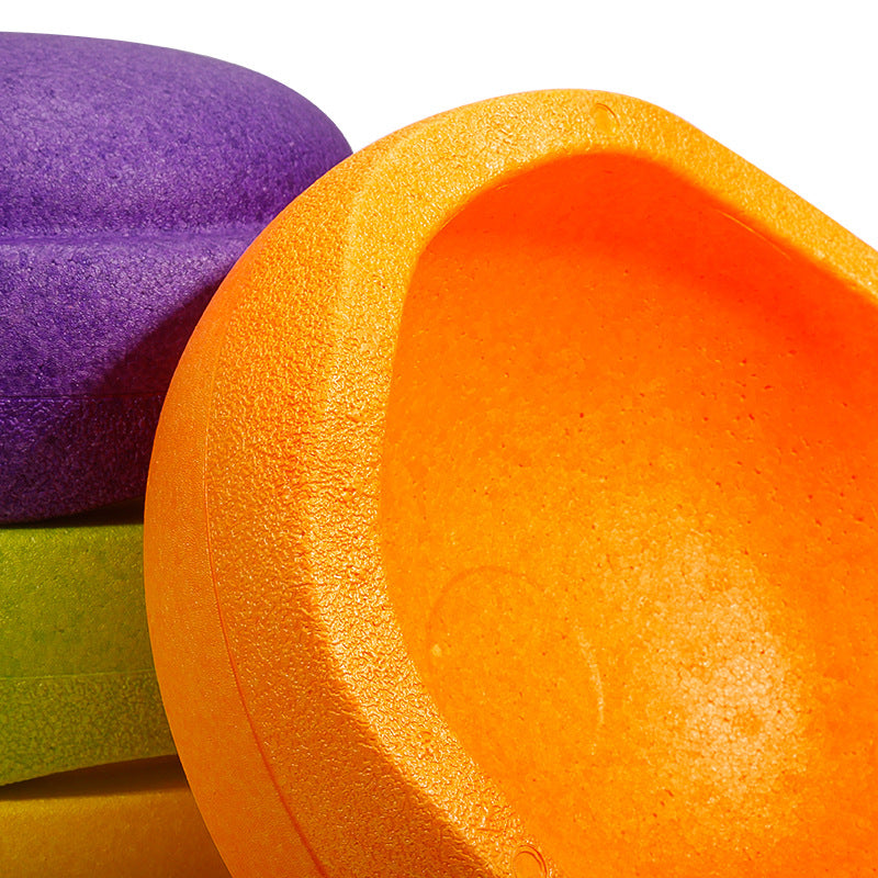 Rainbow Balance Stepping Stone - Sensory Training Toy for Kids, Yellow circle Step