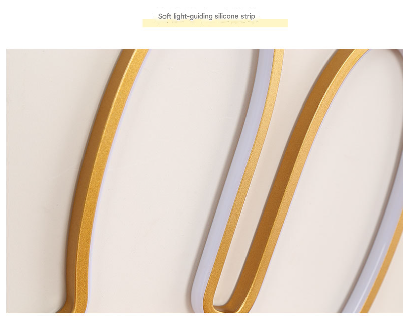 Gold 40x30cm Adorable Bunny LED Wall Night Light - USB Powered Warm White Lamp for Kids Room Decor