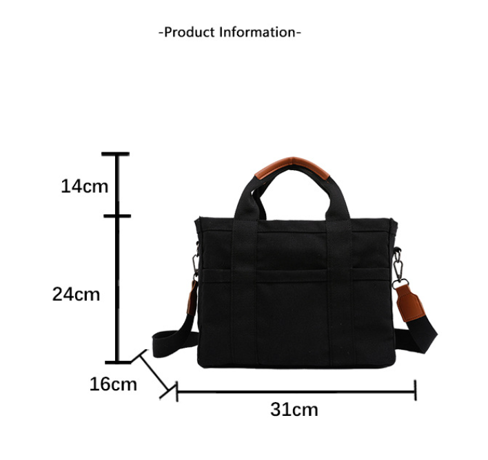 Coffee Stylish Multi-Functional Mommy Diaper Bag - Durable Canvas Tote
