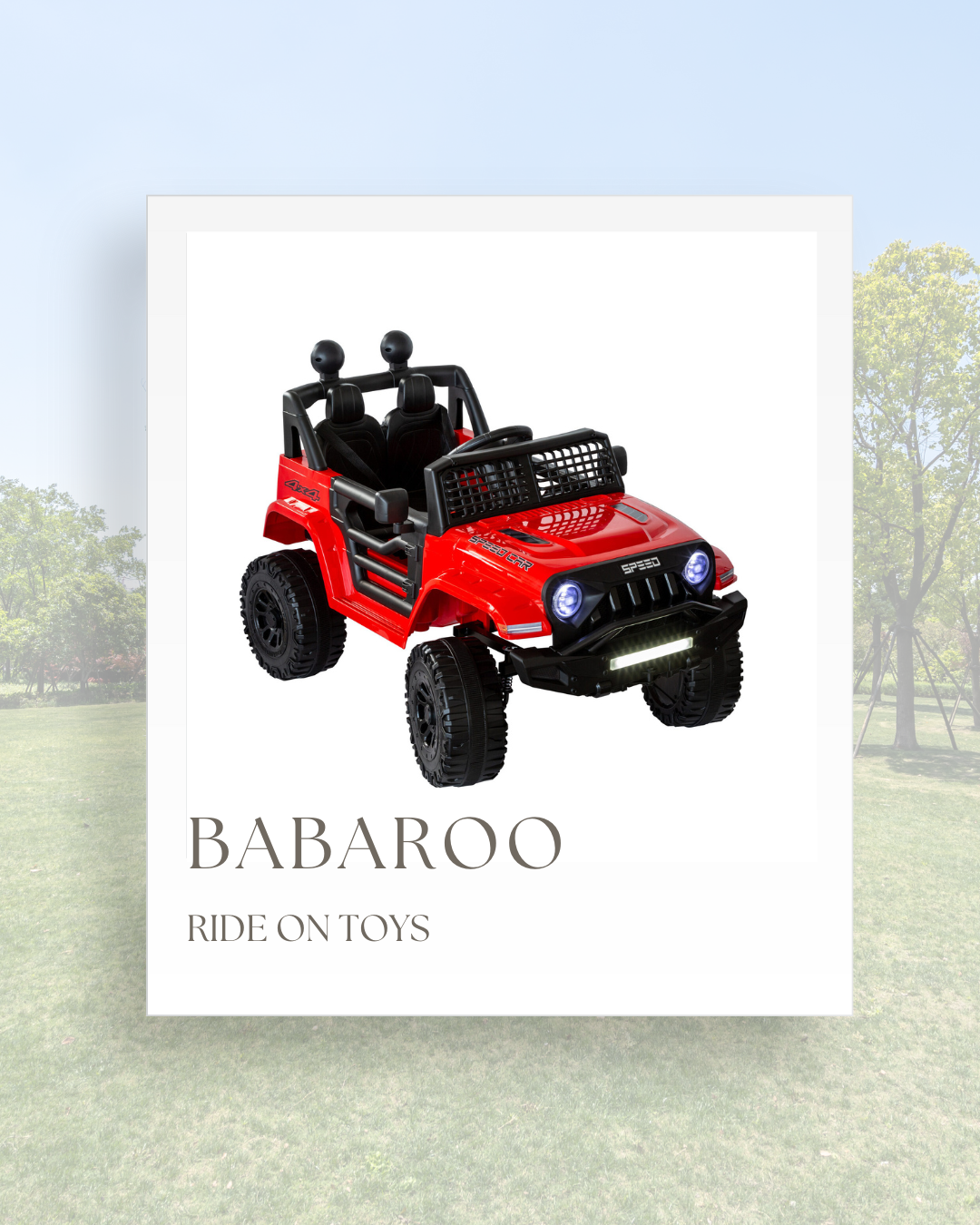 Ride On & Remote Control Cars