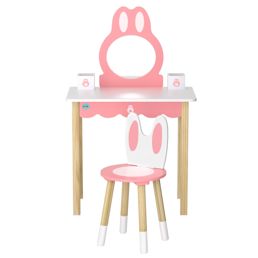 Wooden Bunny Dressing Table