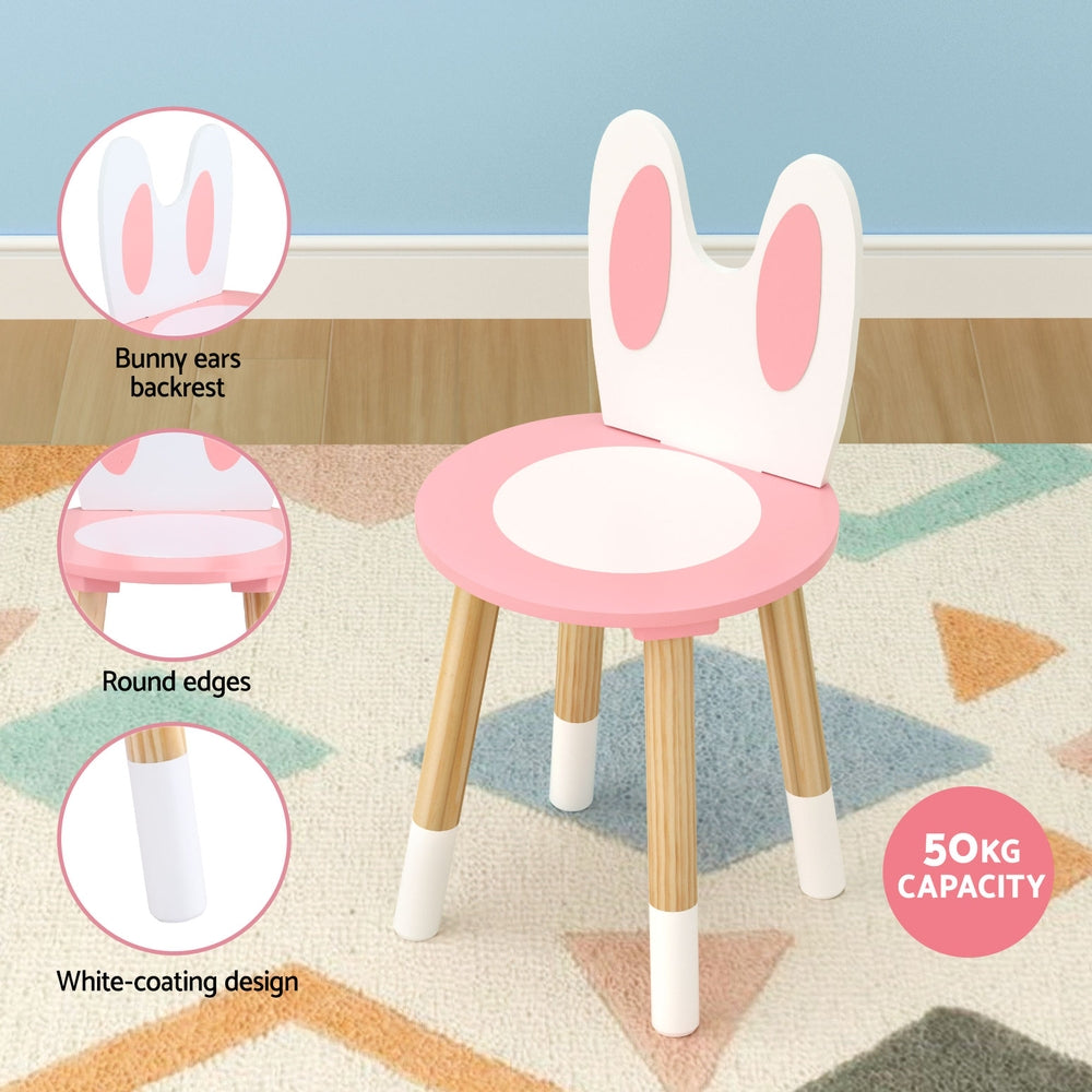 Wooden Bunny Dressing Table