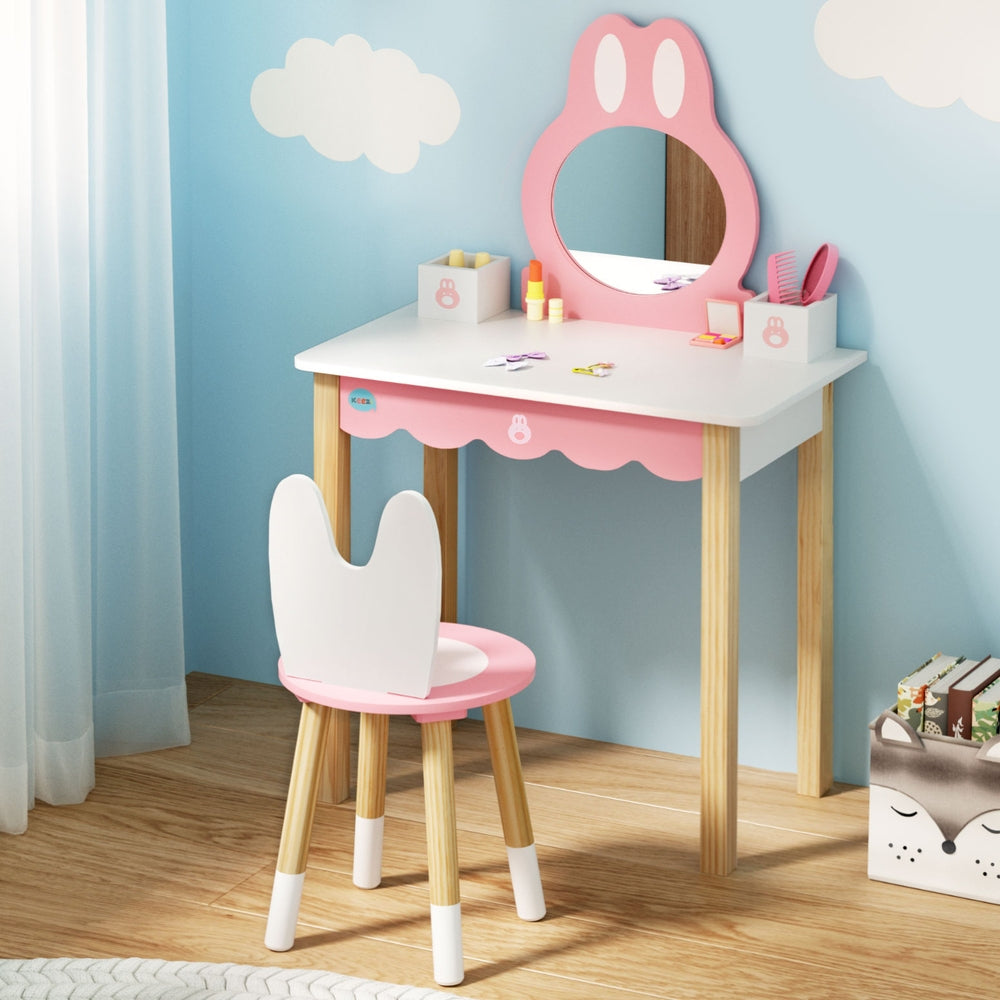 Wooden Bunny Dressing Table