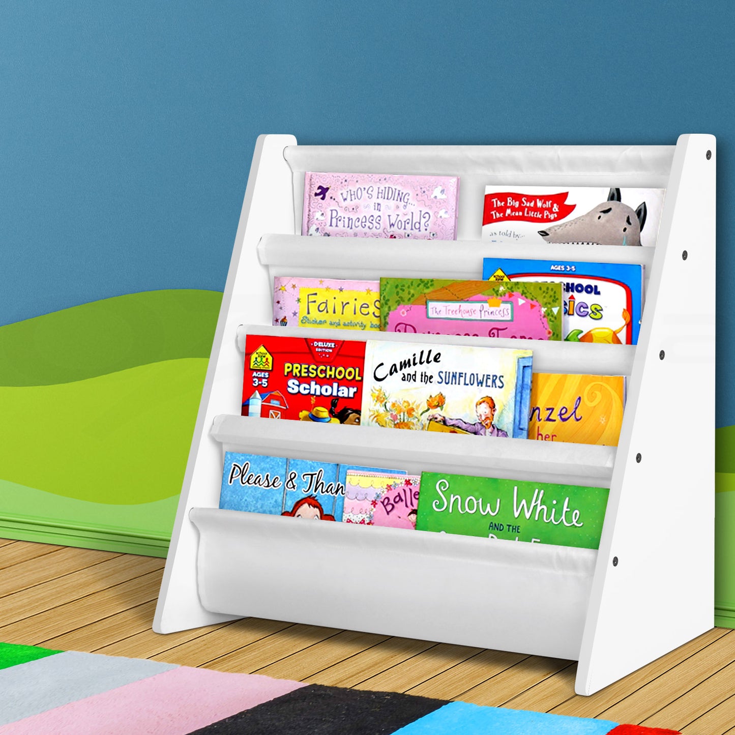 4 Tiers Kids Bookshelf