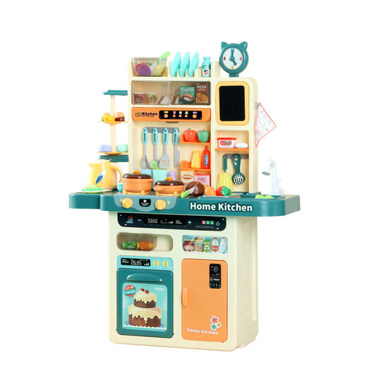Kitchen Pretend Play Set Cooking Sound Steam Light Function
