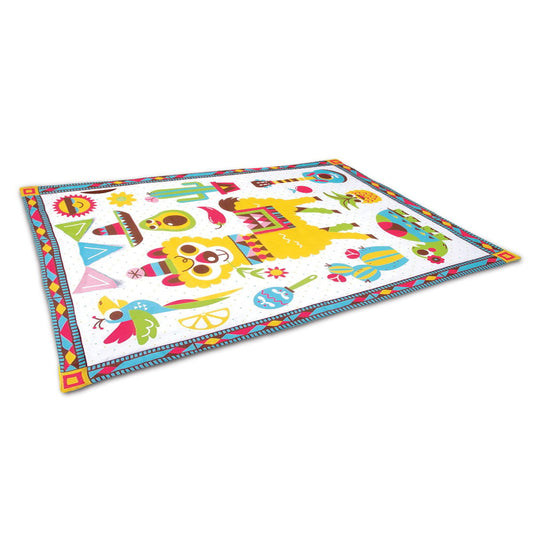 Activity Playmat To Bag With Musical Rattle Padded