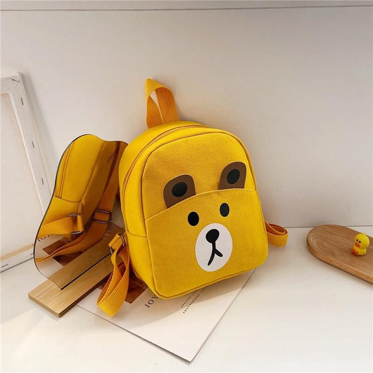 Adorable Bear Schoolbag - Yellow