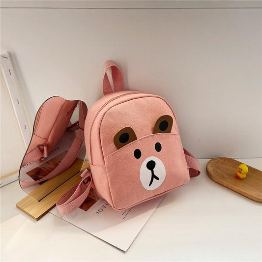 Adorable Bear Schoolbag - Pink