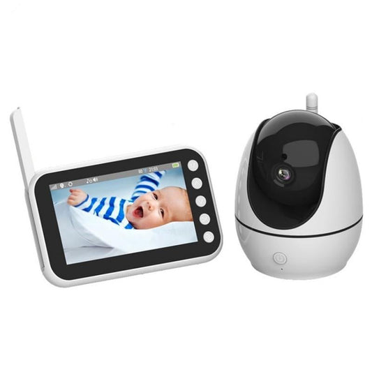 Baby Video Monitor With Two-Way Voice Temperature Display And Music Player