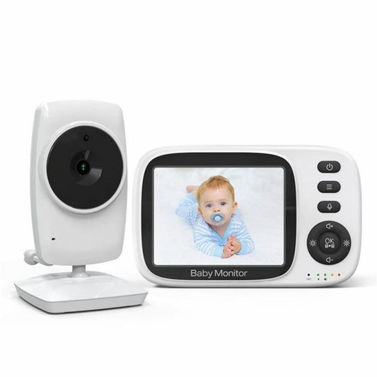 Baby Monitor With 2-Way Voice Temperature Monitoring & 3.2 Screen